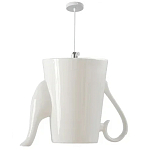 Подвесные светильники в виде белой посуды Flower Reversal варинант исполнения - 7 | Loft Concept в Орле