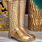 Ваза в форме сапог с рельефной текстурой и ручками Vase Boot варинант исполнения - 4 | Loft Concept в Орле