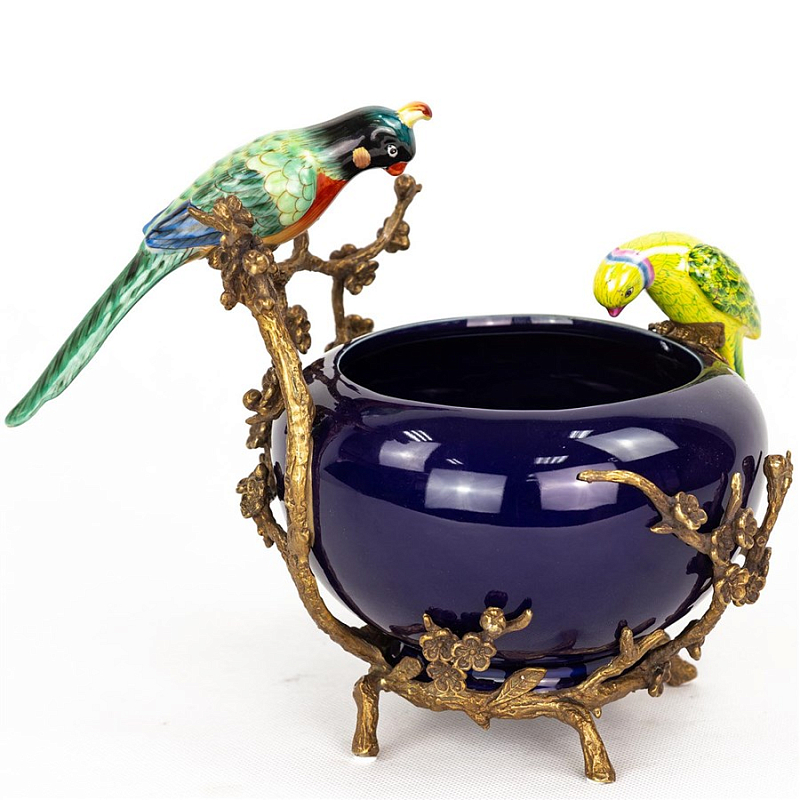 Чаша Azure Blue Bowl Сапфирово-синий Бронза Чаша Azure Blue Bowl Сапфирово-синий Бронза в Орле | Loft Concept