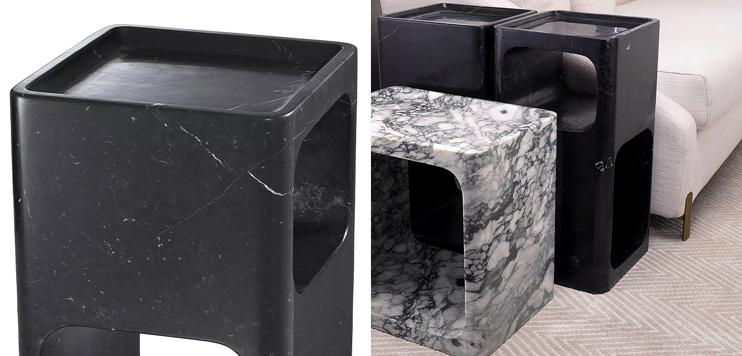Приставной стол Eichholtz Side Table Adler Black Marble Приставной стол Eichholtz Side Table Adler Black Marble - Loft-Concept в Орле