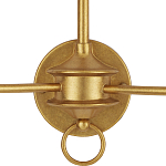 Бра настенное золотого цвета в форме подсвечника Graceful Smoothness варинант исполнения - 1 | Loft Concept в Орле