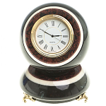 Часы настольные в виде шара из натурального камня Ball Stone Clock варинант исполнения - 7 | Loft Concept в Орле