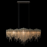 Люстра подвесная с металлическими дугами и длинными цепочками 115 см Atlantis Chain варинант исполнения - 12 | Loft Concept в Орле