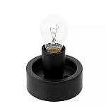 Настольный светильник с янтарным рельефным плафоном Lamp with Frozen Glass Effect варинант исполнения - 2 | Loft Concept в Орле