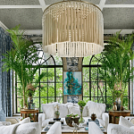 Люстра белая плетеная с кисточками Boho Tassel Chandelier варинант исполнения - 3 | Loft Concept в Орле