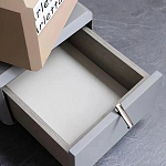 Консоль с зеркалом и  3-мя вращающимися ящиками Eloida варинант исполнения - 4 | Loft Concept в Орле