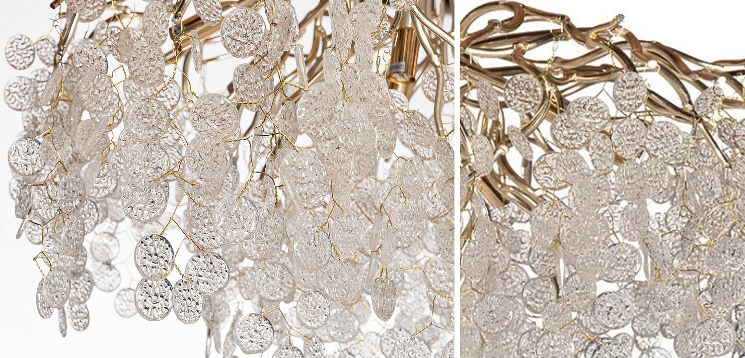 Потолочная люстра FAIRYTREE Champagne Chandelier 100 Потолочная люстра FAIRYTREE Champagne Chandelier 100 - Loft-Concept в Орле