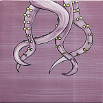 Плитка с узором Осьминог велосипедист варинант исполнения - 4 | Loft Concept в Орле