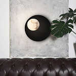 Бра с овальным основанием золотого цвета  и плафоном из алебастра Shaw Lighting варинант исполнения - 4 | Loft Concept в Орле