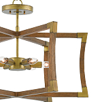 Подвесной светильник в форме фонаря коричневый Brown Eco Lantern варинант исполнения - 1 | Loft Concept в Орле