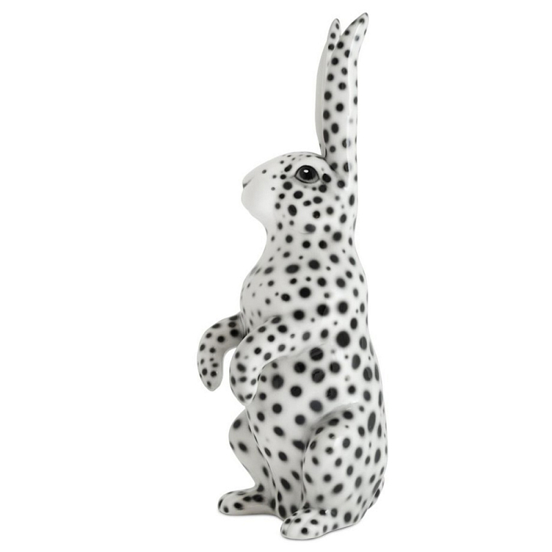 Статуэтка Rabbit Up Without Collar Белый Черный Статуэтка Rabbit Up Without Collar Белый Черный в Орле | Loft Concept