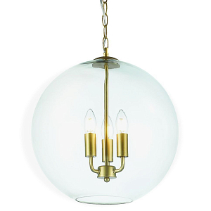 Люстра с прозрачным плафоном CONOR GLOBE