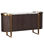 Комод  округлой формы с дверцами Chest of Precious Breed варинант исполнения - 2 | Loft Concept в Орле