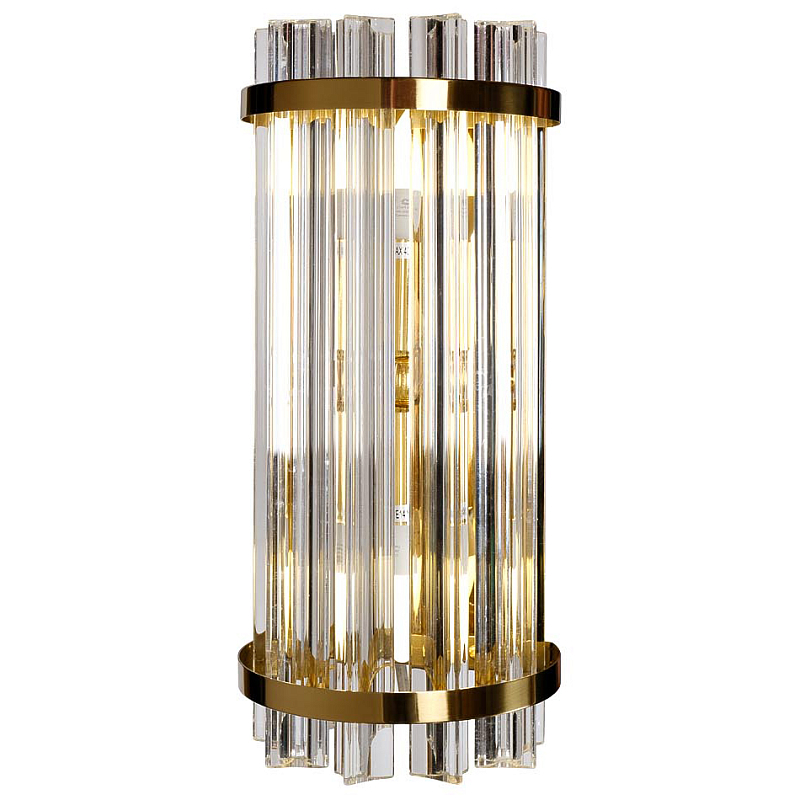 Бра Suspension Glass Cylinders Sconces 35 Глянцевое золото Прозрачный Бра Suspension Glass Cylinders Sconces 35 Глянцевое золото Прозрачный в Орле | Loft Concept
