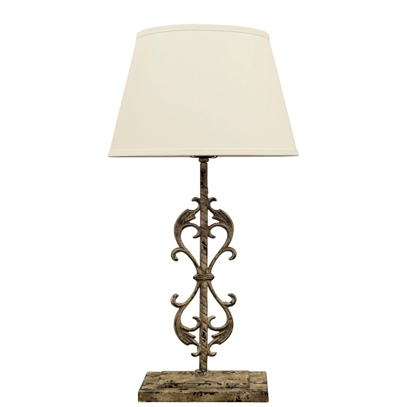 Настольная лампа RH Kerry Artifact Table Lamp Коричневый Бежевый Настольная лампа RH Kerry Artifact Table Lamp Коричневый Бежевый в Орле | Loft Concept