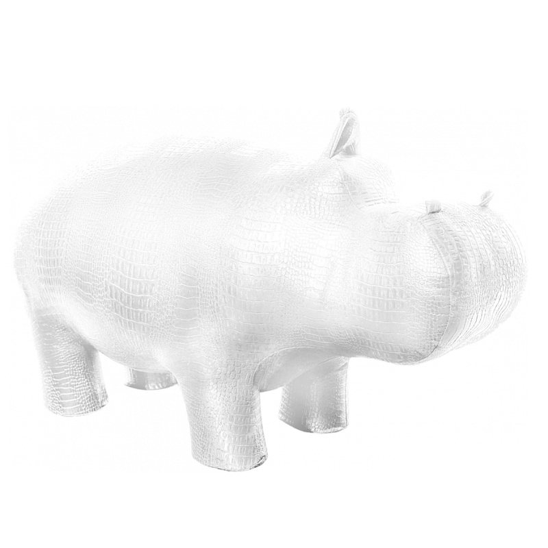 Пуф Бегемот Poof Hippo white Белый Пуф Бегемот Poof Hippo white Белый в Орле | Loft Concept