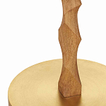 Торшер с цилиндрическим тканевым абажуром на каркасе волнистой формы Rotation варинант исполнения - 2 | Loft Concept в Орле