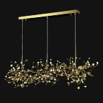 Люстра подвесная из трех частей с металлическими круглыми элементами Terzani Argent варинант исполнения - 4 | Loft Concept в Орле