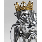 Статуэтка обезьяна в короне серебряная Golden Monkey варинант исполнения - 1 | Loft Concept в Орле