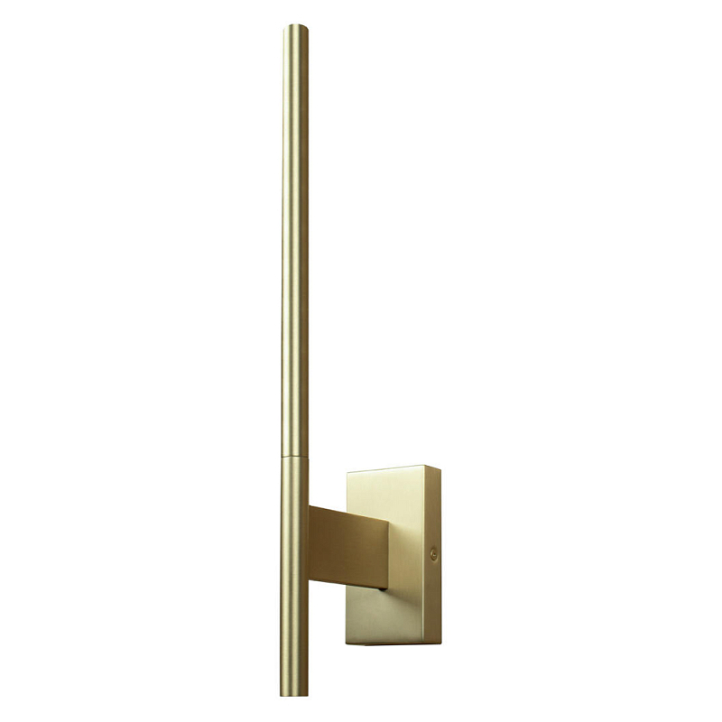 Бра светодиодное тонкое цилиндрической формы Высота 48 см Trumpet tube Бронза в Орле | Loft Concept 