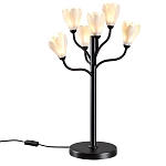 Настольная лампа с ветвями и белыми фарфоровыми цветами Floralis варинант исполнения - 3 | Loft Concept в Орле