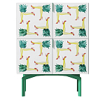 Тумба  с рисунком ShortT Pina Colada Green варинант исполнения - 1 | Loft Concept в Орле