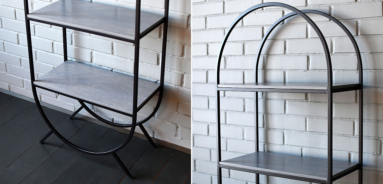 Стеллаж Hugo Industrial Metal Rust Rack Стеллаж Hugo Industrial Metal Rust Rack - Loft-Concept в Орле