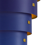 Подвесной светильник фигурный синий из 4-х широких колец Alternating Rings варинант исполнения - 2 | Loft Concept в Орле