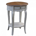 Тумба прикроватная овальная с ящиком Interiors Romance варинант исполнения - 1 | Loft Concept в Орле