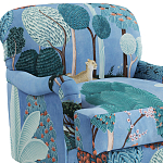 Дизайнерское классической формы на колесиках Trumann Armchair варинант исполнения - 3 | Loft Concept в Орле