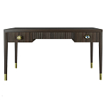 Письменный стол Elsa Dreams Walnut Шпон дерево с двумя ящиками варинант исполнения - 5 | Loft Concept в Орле