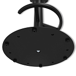 Барный стул вращающийся со спинкой и подлокотниками Douglas Rhombus Синий Велюр варинант исполнения - 7 | Loft Concept в Орле