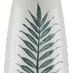 Настольная лампа овальная с тропическим принтом Stylized Aalm Leaves Motif варинант исполнения - 1 | Loft Concept в Орле