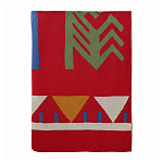 Плед хлопковый по мотивам чувашских орнаментов Ural and Siberian Patterns варинант исполнения - 5 | Loft Concept в Орле