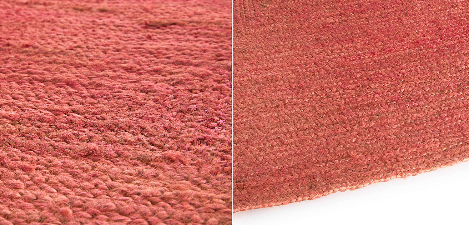 Ковер Rectangular Carpet red 100% джут Ковер Rectangular Carpet red 100% джут - Loft-Concept в Орле