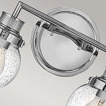 Бра для ванных комнат с прозрачным шарообразным плафоном из стекла с пузырьками на круглом основании Hinkley варинант исполнения - 20 | Loft Concept в Орле