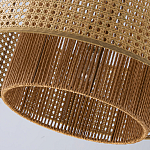 Подвесной светильник с абажуром из плтеного бамбука Light Inside the Cell варинант исполнения - 9 | Loft Concept в Орле