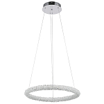 Кольцевая люстра с хрустальным декором Gilbertine Crystal Ring Chandelier варинант исполнения - 4 | Loft Concept в Орле