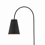 Торшер с изогнутым корпусом на бетонном основании Black Portland варинант исполнения - 1 | Loft Concept в Орле