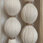 Панно на стену из хлопковых нитей White Morse Wall Hanging  варинант исполнения - 3 | Loft Concept в Орле
