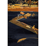 Кофейный стол с японским пейзажем Bohemia coffee table  варинант исполнения - 5 | Loft Concept в Орле