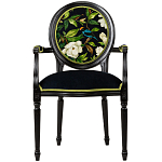 Стул с подлокотниками из бука с изображением птицы и цветов Blooming Birds варинант исполнения - 1 | Loft Concept в Орле