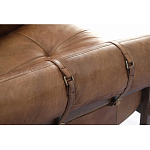Двухместный диван Duncan винтажная коричневая кожа варинант исполнения - 4 | Loft Concept в Орле
