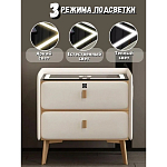 Умная прикроватная тумбочка c зарядкой для телефона Nightstand Smart варинант исполнения - 2 | Loft Concept в Орле