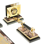 Настольный письменный набор из яшмы Manager Organizer варинант исполнения - 6 | Loft Concept в Орле