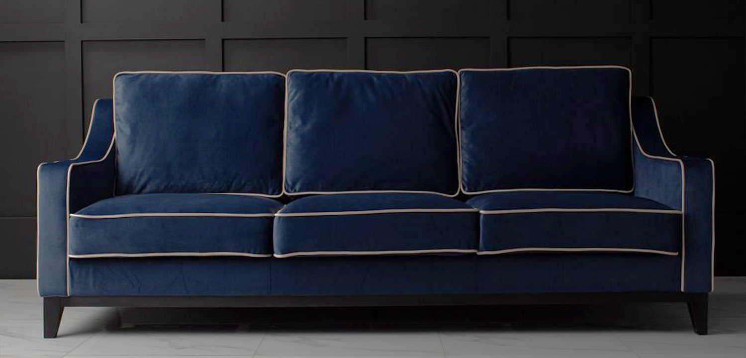 Диван Гринвич Greenwich sofa темно синего цвета Диван Гринвич Greenwich sofa темно синего цвета - Loft-Concept в Орле