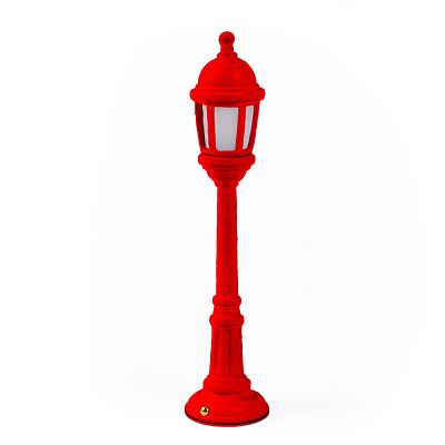 Настольная лампа Seletti Street Lamp Dining Red Настольная лампа Seletti Street Lamp Dining Red