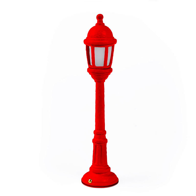 Настольная лампа Seletti Street Lamp Dining Red Красный Настольная лампа Seletti Street Lamp Dining Red Красный в Орле | Loft Concept