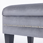 Мягкая банкетка с зоной для хранения Casket Grey варинант исполнения - 3 | Loft Concept в Орле