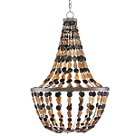 Люстра каплевидной формы с подвесками в виде декоративных бусин Flat Beads варинант исполнения - 2 | Loft Concept в Орле